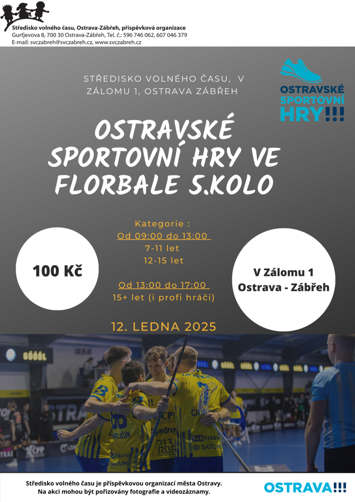 Ostravské sportovní hry ve florbale 5. kolo