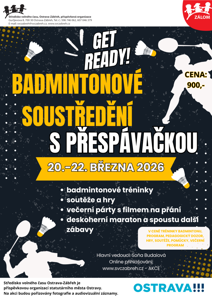 Badmintonové soustředění s přespávačkou