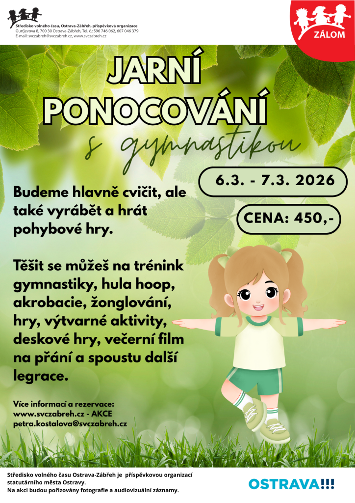 Jarní ponocování s gymnastikou