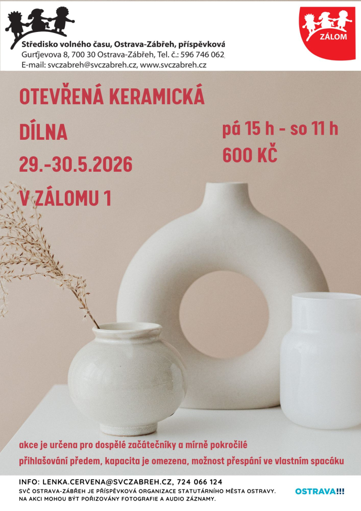 Otevřená keramická dílna