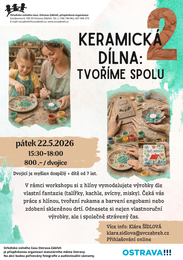 Keramická dílna: Tvoříme spolu 2
