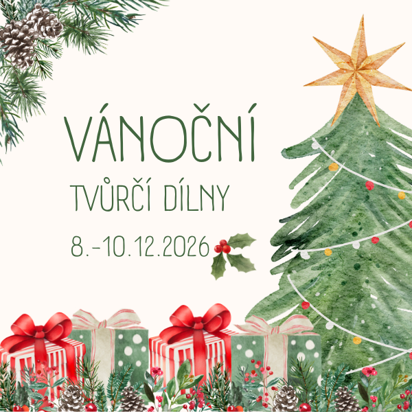 Vánoční tvůrčí dílny pro MŠ a ZŠ