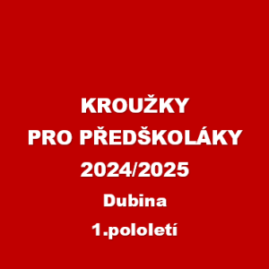 KROUŽKY PRO PŘEDŠKOLÁKY - Dubina