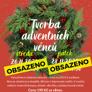 Tvorba adventních věnců ST