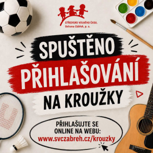 PŘIHLAŠOVÁNÍ NA KROUŽKY