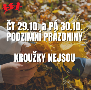 PODZIMNÍ PRÁZDNINY